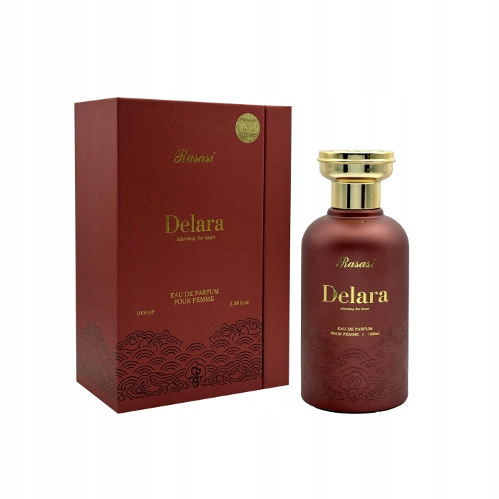Perfume Rasasi Delara EDP 100ml + 2 Samples FREEBIE Packaging status original