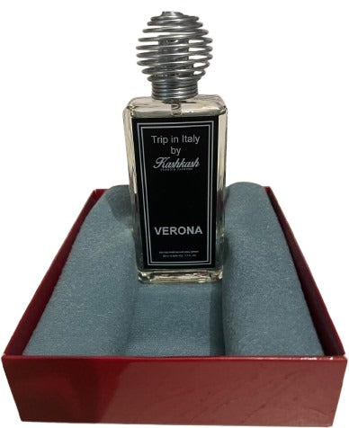 Perfume Verona 50ml. EDP Trip in Italy by Kashkash Perfume Brand Cuba Original