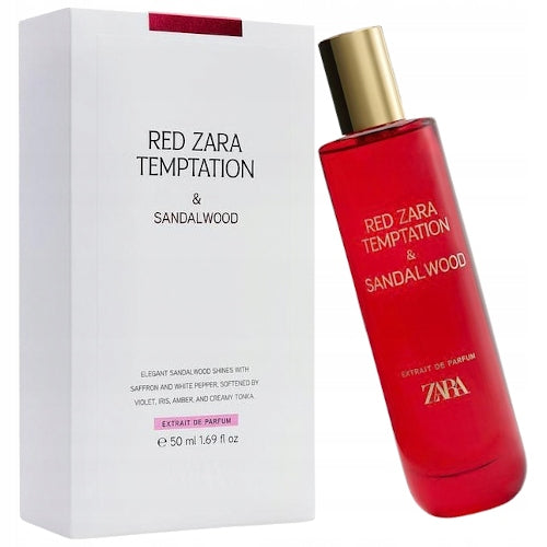 Perfume Zara Red Temptation Sandalwood Extrait De Perfume 50ml Original