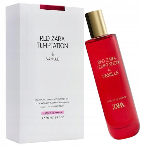 Perfume Zara Red Temptation Vanille Extrait De Perfume 50ml Original