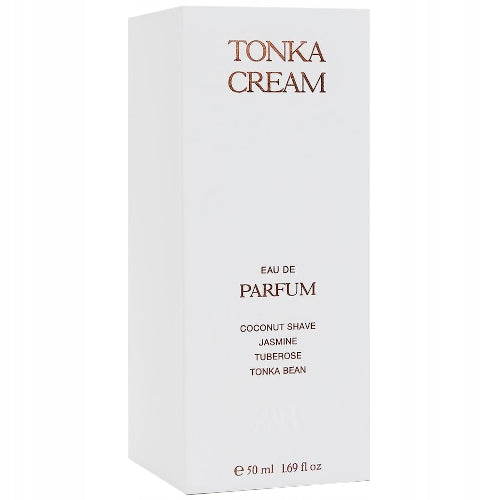 Perfume Zara Tonka Cream Eau De Perfume 50ml Original BEAUTIFUL Packaging status original