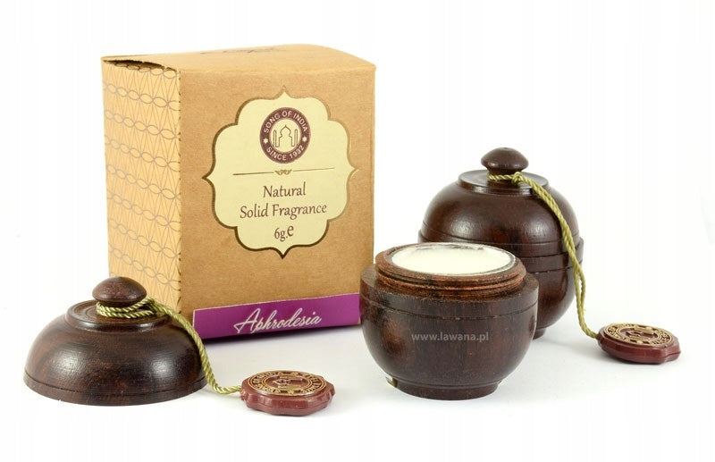 Perfume in a rosewood casket Aphrodesia 6g Song of India