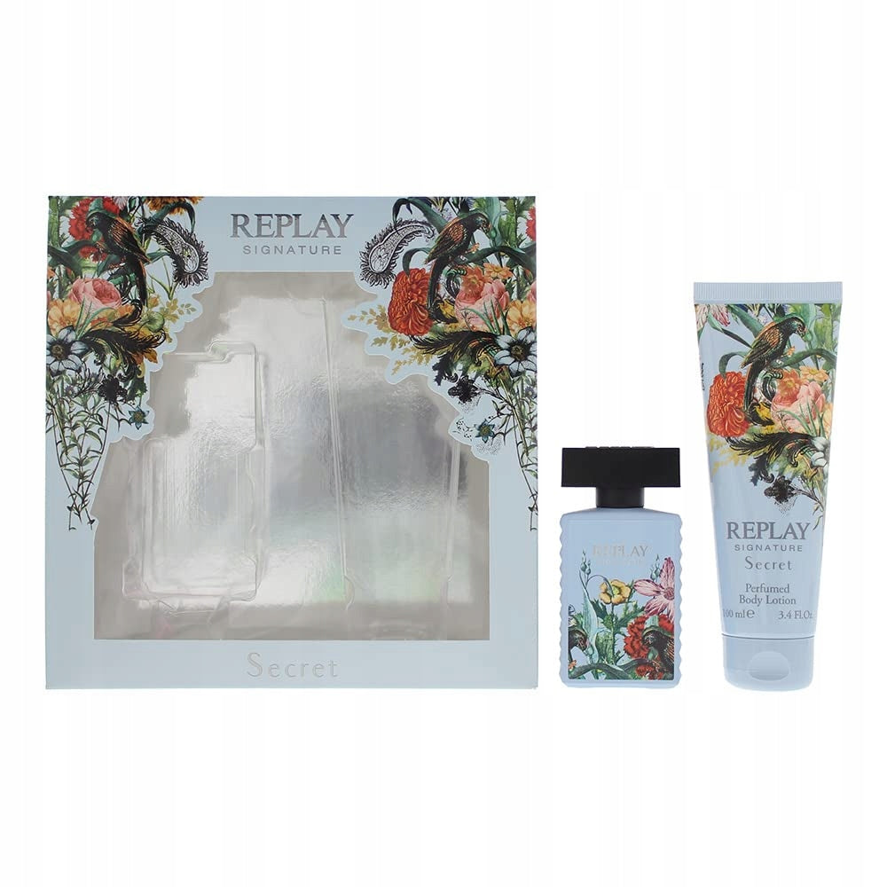 Perfume set Replay eau de toilette 30 ml + lotion 100 ml Packaging status original