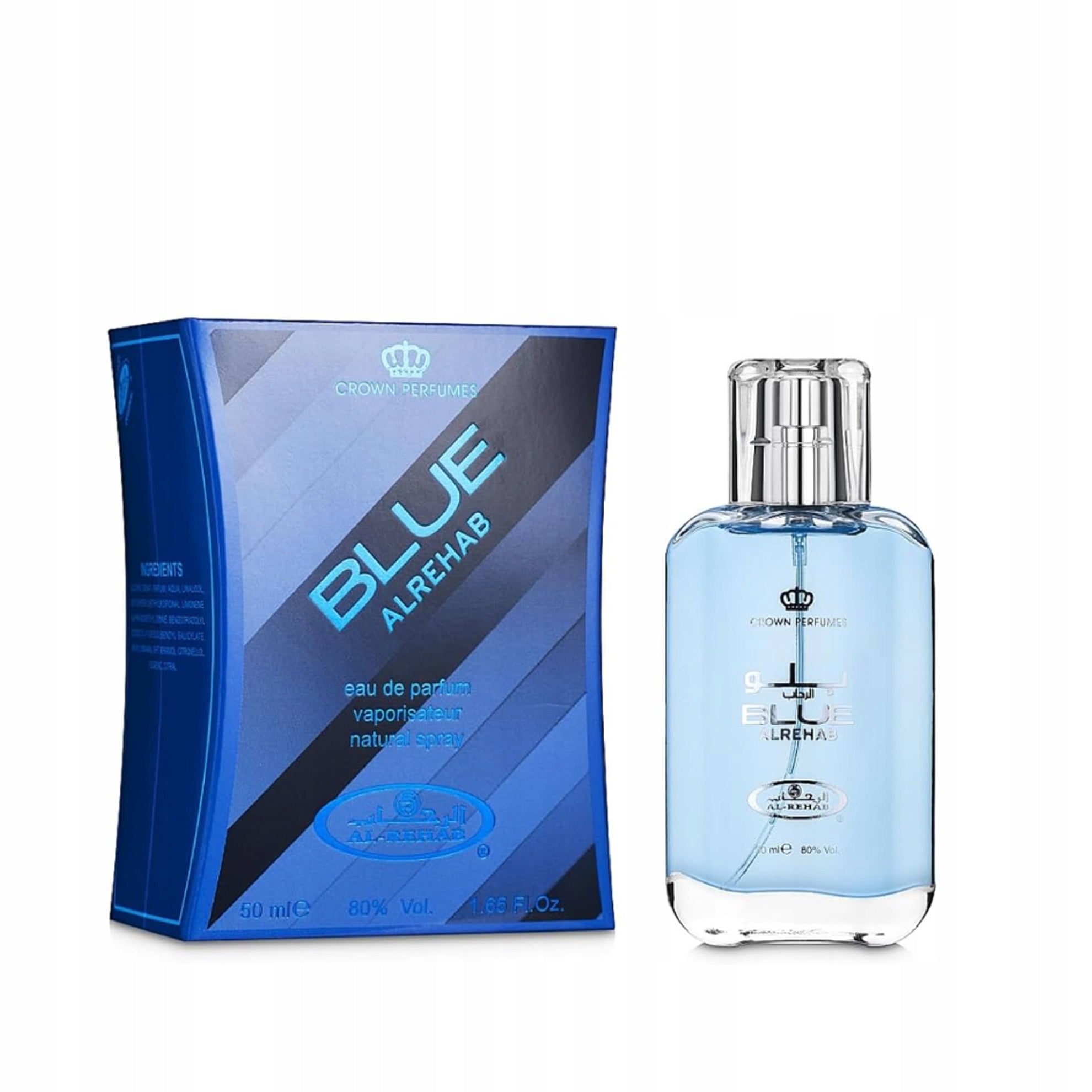 Perfumed Water BLUE 50 ml Al Rehab EDP for Him ORIENTAL FRAGRANCE EAN (GTIN) 6291110101440