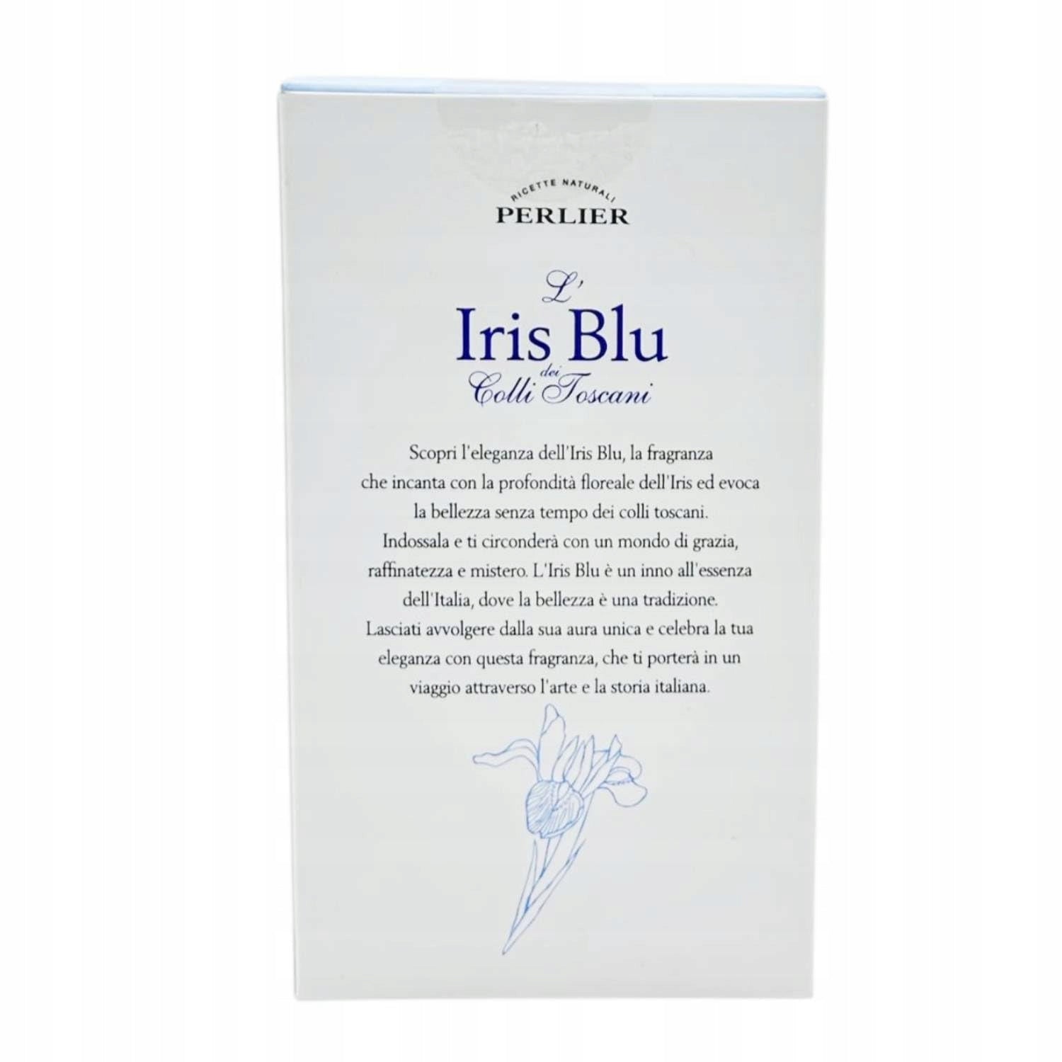Perlier eau de toilette Iris Blu 100 ml, floral fragrance with iris Brand Perlier