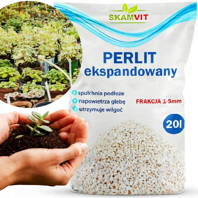 Perlite Gardening SPRAYER 20L For Sowing Plants Earth Substrate PREMIUM Weight 1 kg