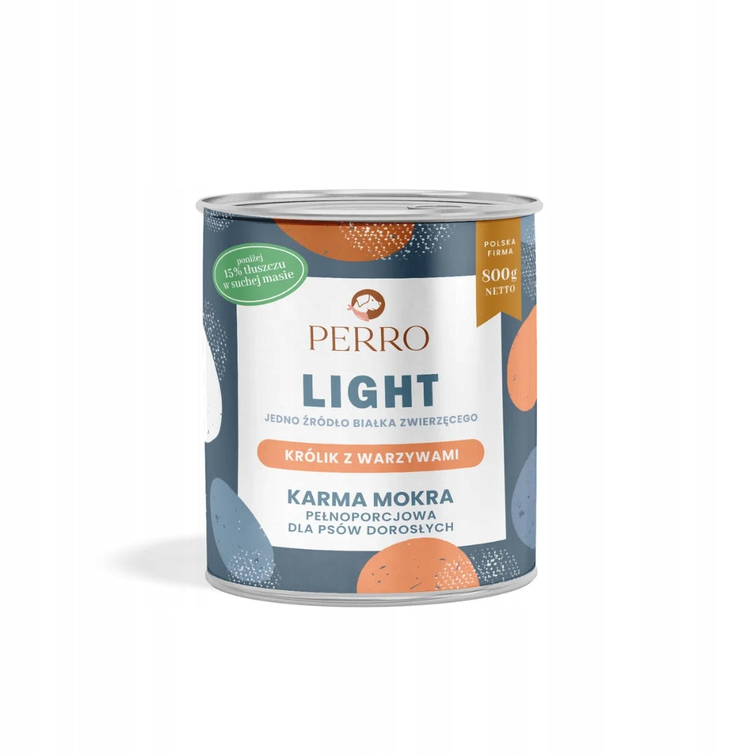 Perro Light Rabbit - low-fat Rabbit food for Dogs 400g
