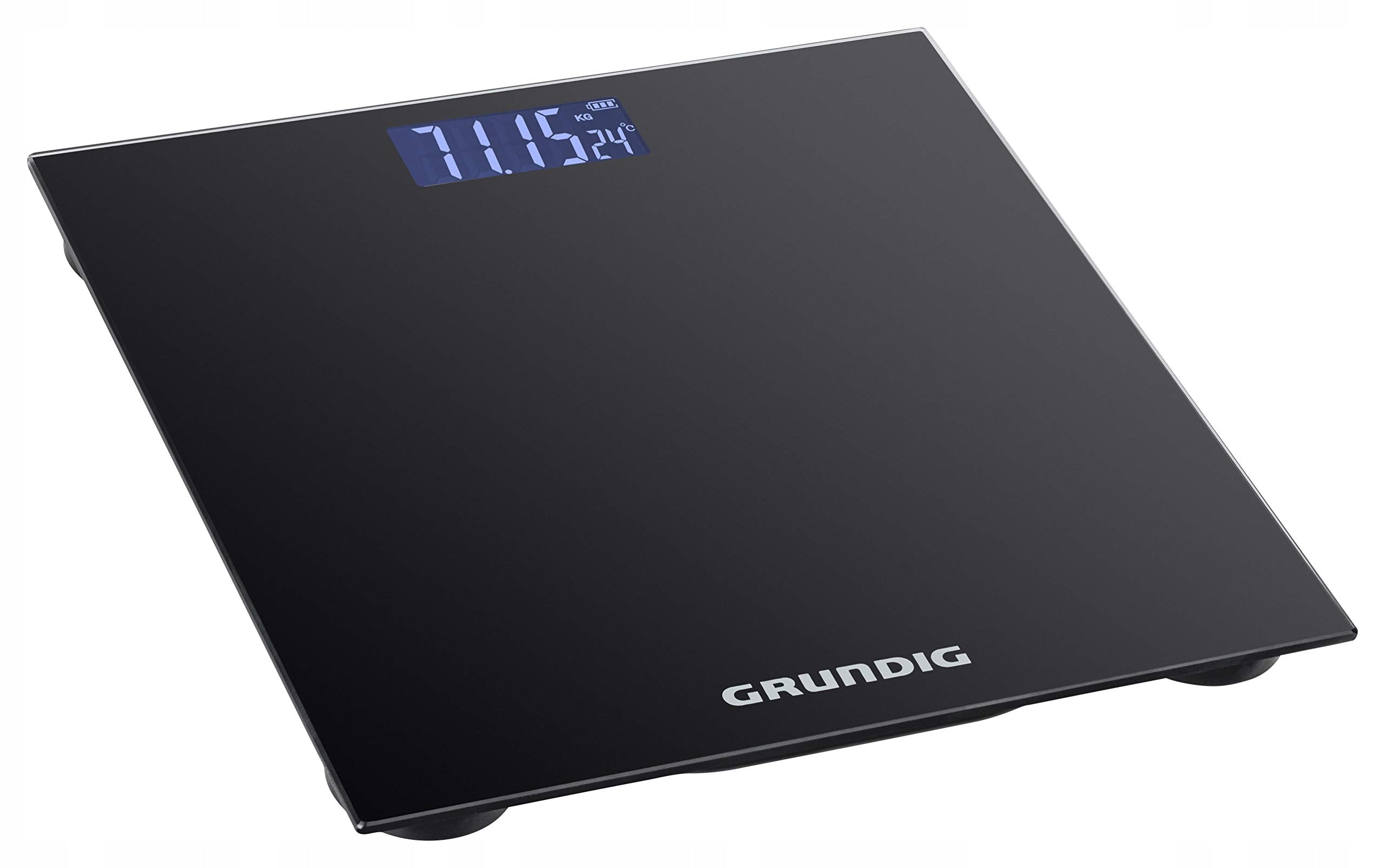 Personal Scale Digital Glass 180 Kg Black LCD Grundig