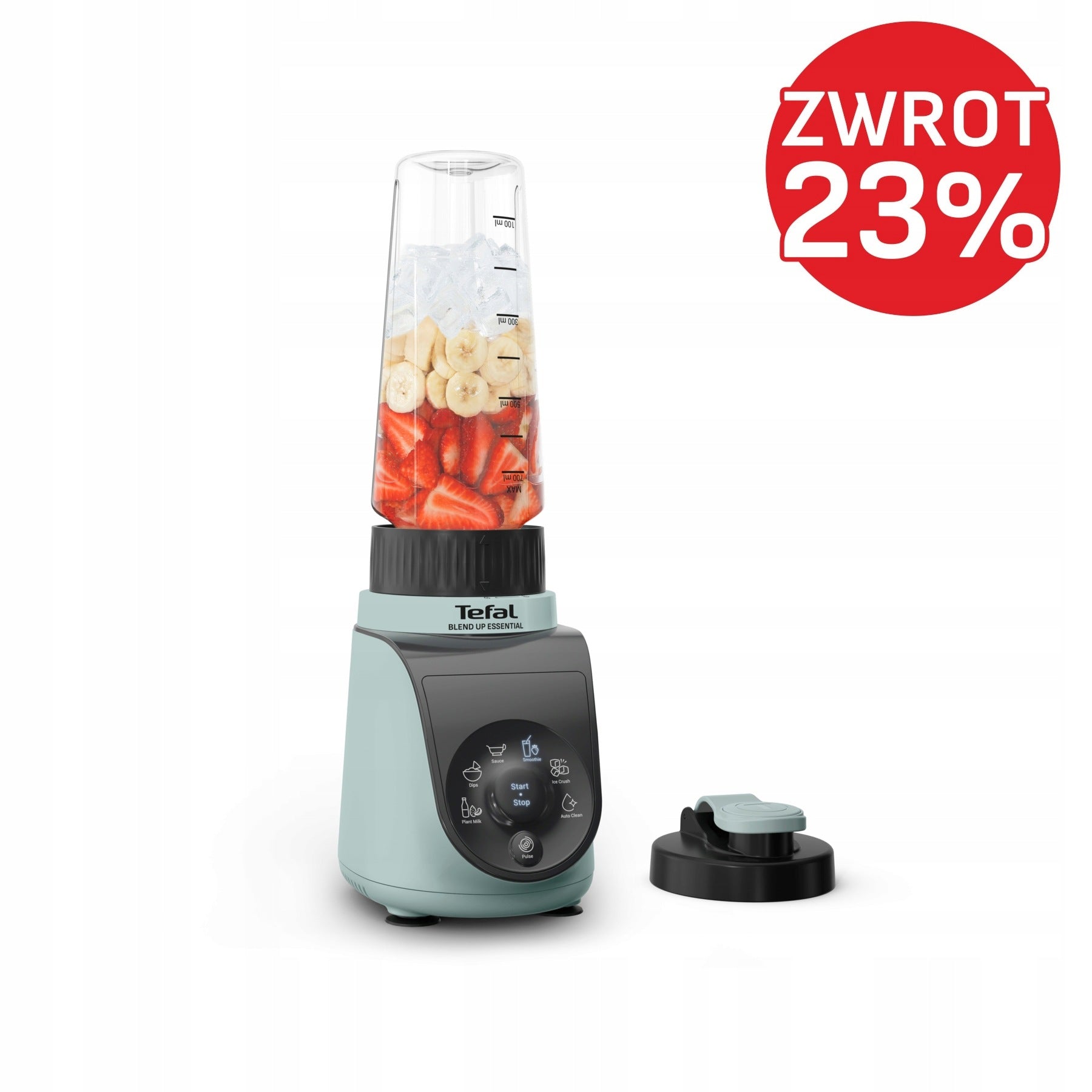Personal blender Tefal Blend Up BL1E04F0 6 programs portable smoothie