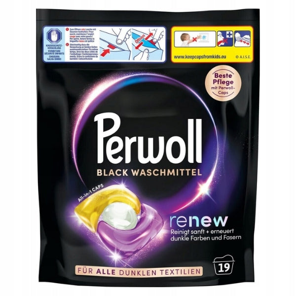Perwoll Black Renew capsules for black 19 pcs