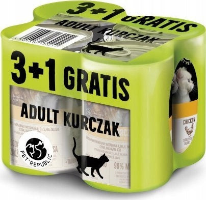 Pet Republic Chicken Set 3+1 FREEBIE - Wet Cat Food - 400g