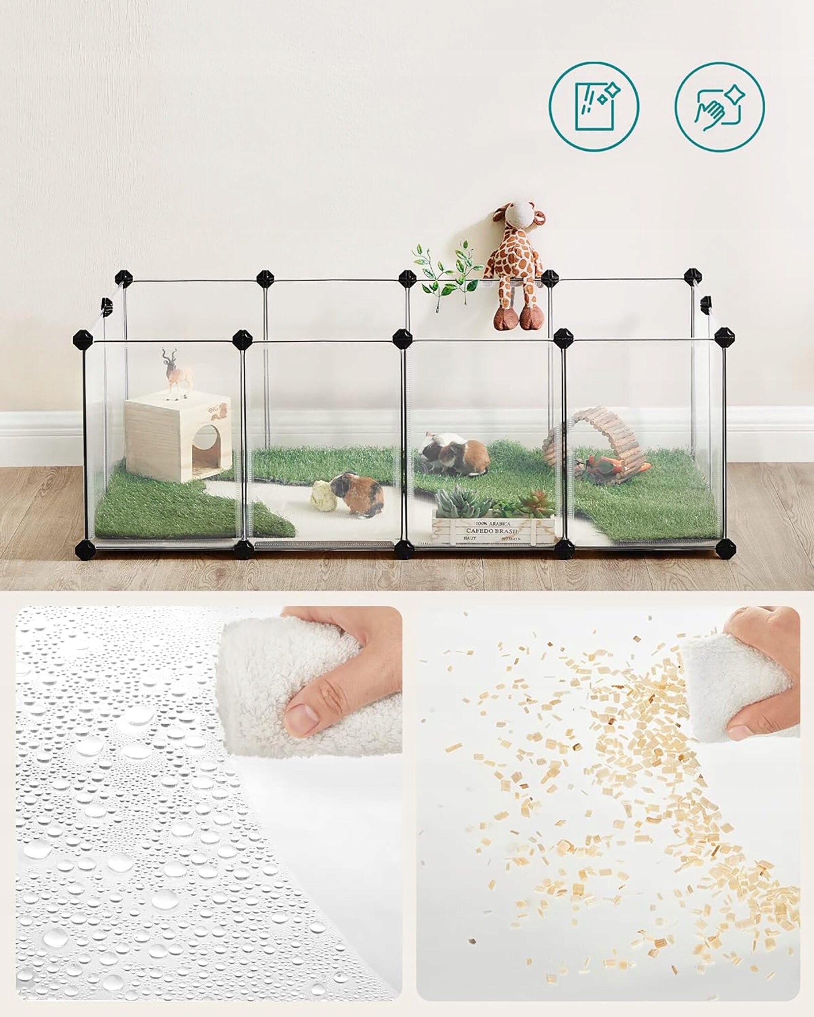 Pet enclosure FEANDREA LPC001W01 Material of manufacture textile