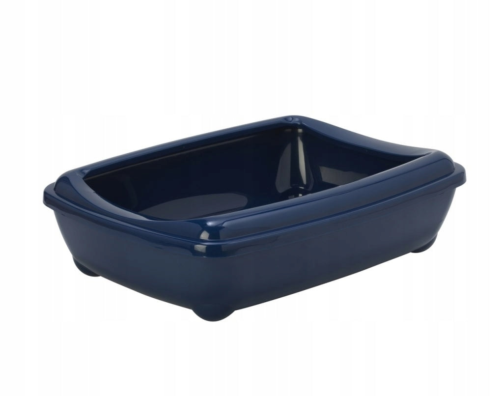 PetNova CAT LIFE KITTYTRAY Cat litter box open with frame navy blue size M Brand Pet Nova