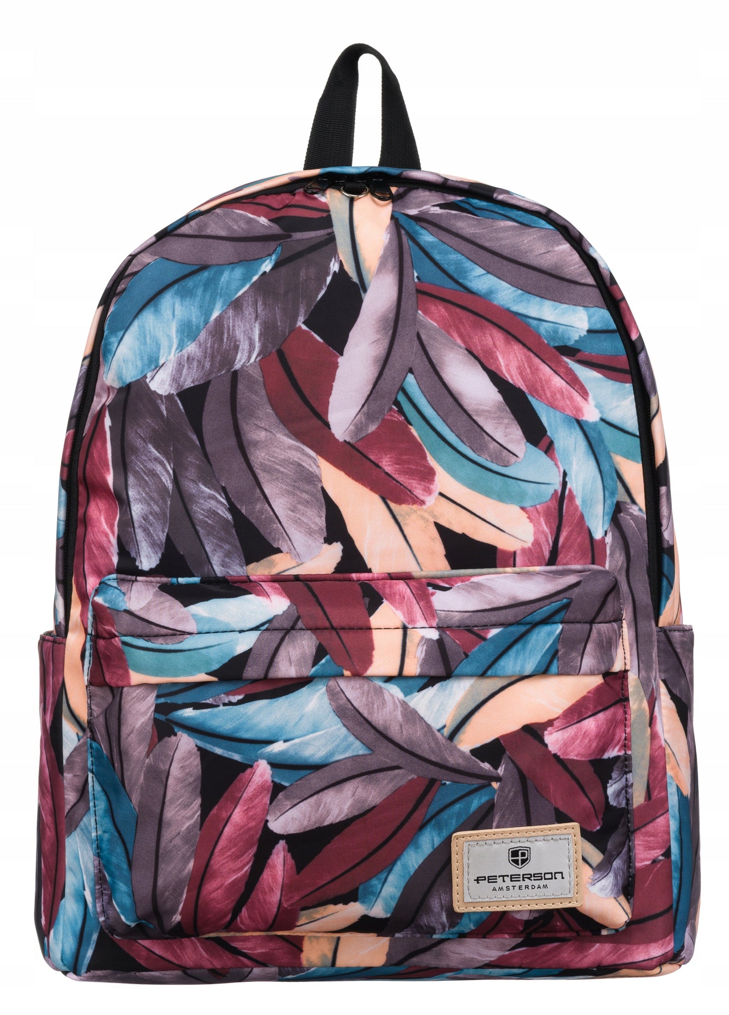 Peterson city backpack PTN 79904-7929 PRINT black Brand Peterson