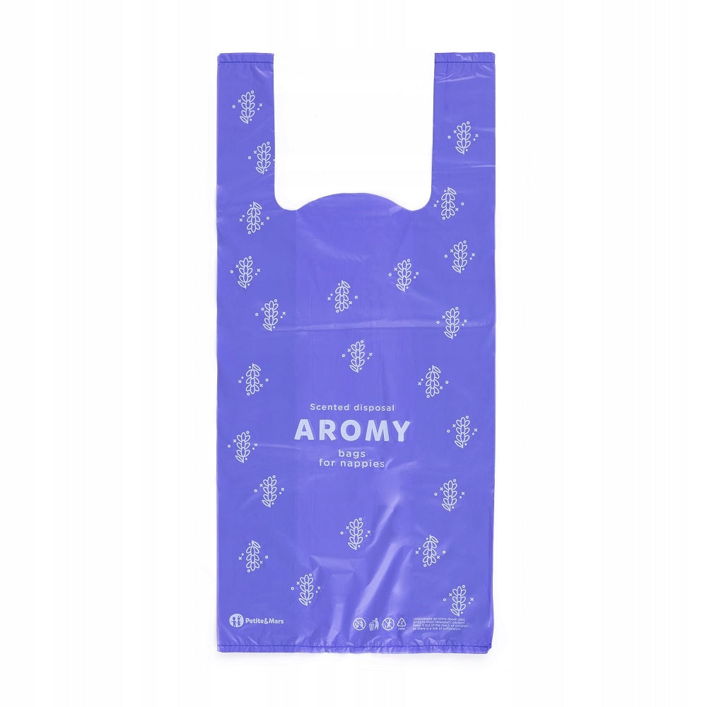 Petite Mars Aromy scented pouches with handles for used diapers 100 sz Packaging status original