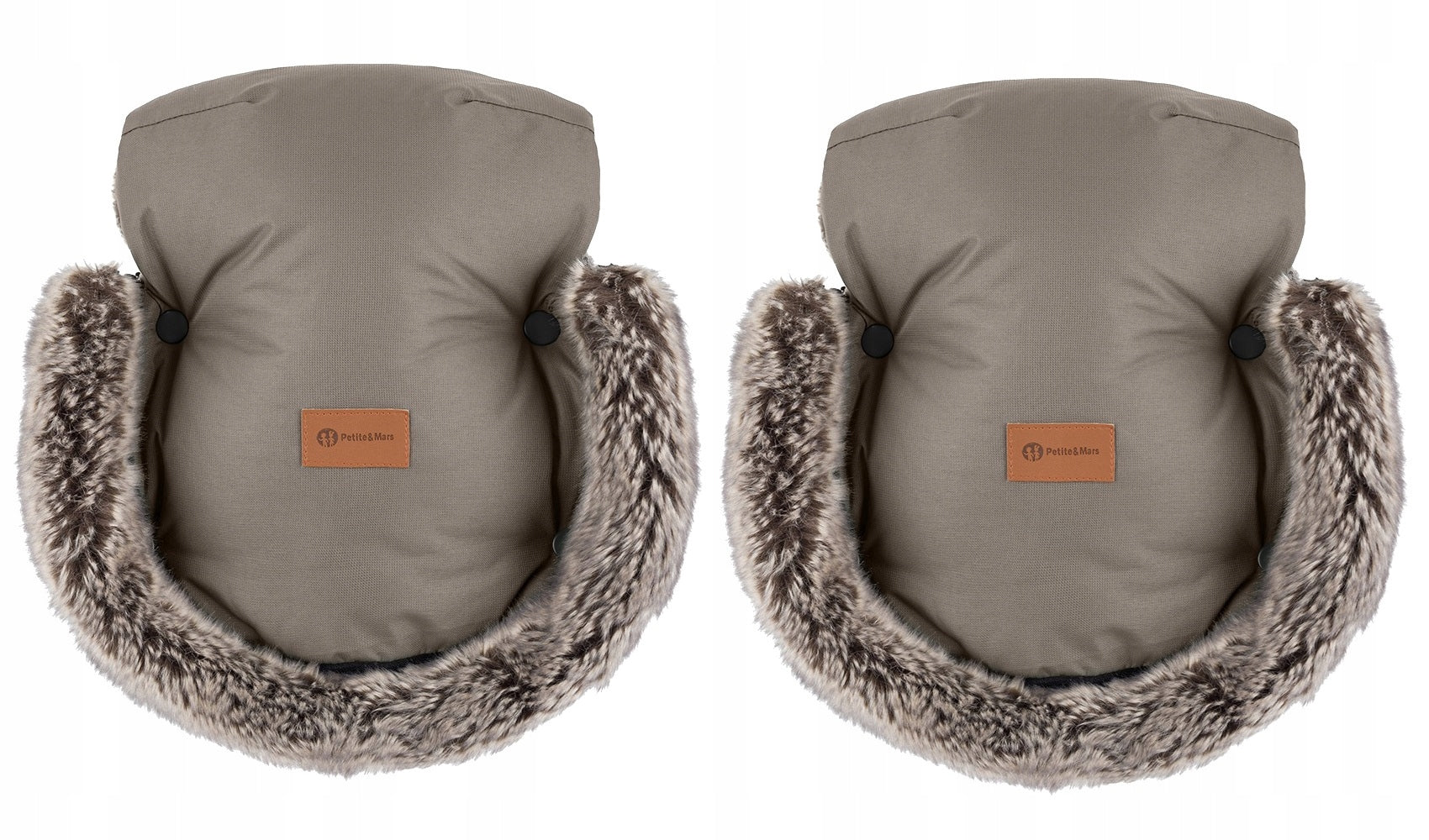 Petite&Mars gloves hand warmers for Furry / Mocha Mousse stroller