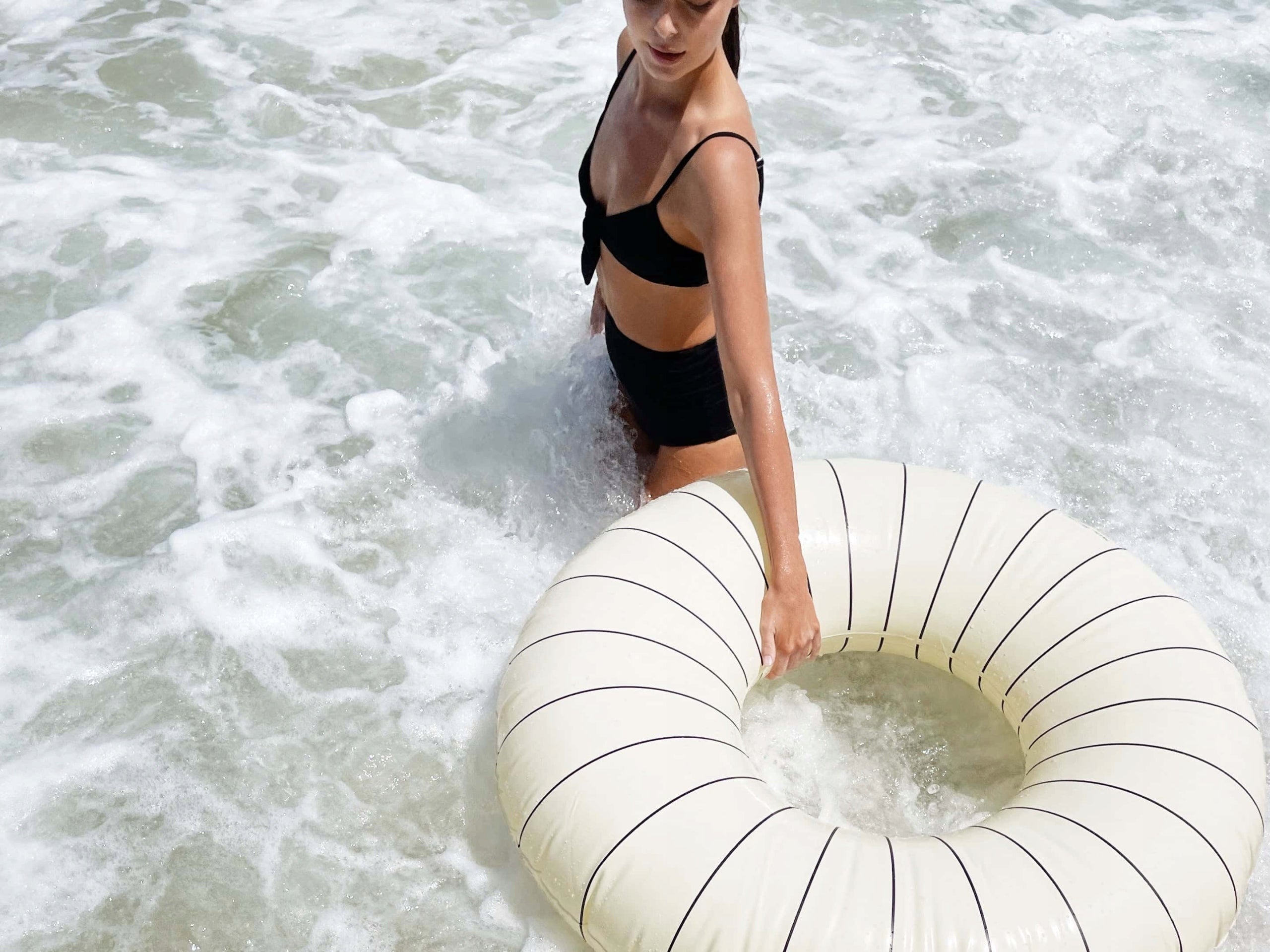 Petites Pommes Inflatable Swimming Wheel Iris 120cm Packaging status original