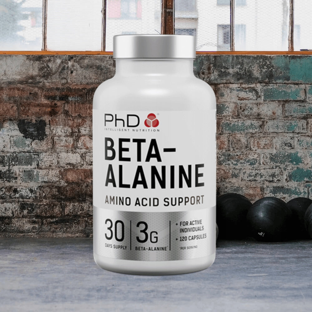 PhD Beta-Alanine (120 Capsules) Unflavored Expiration date at least 3 months from the date of purchase