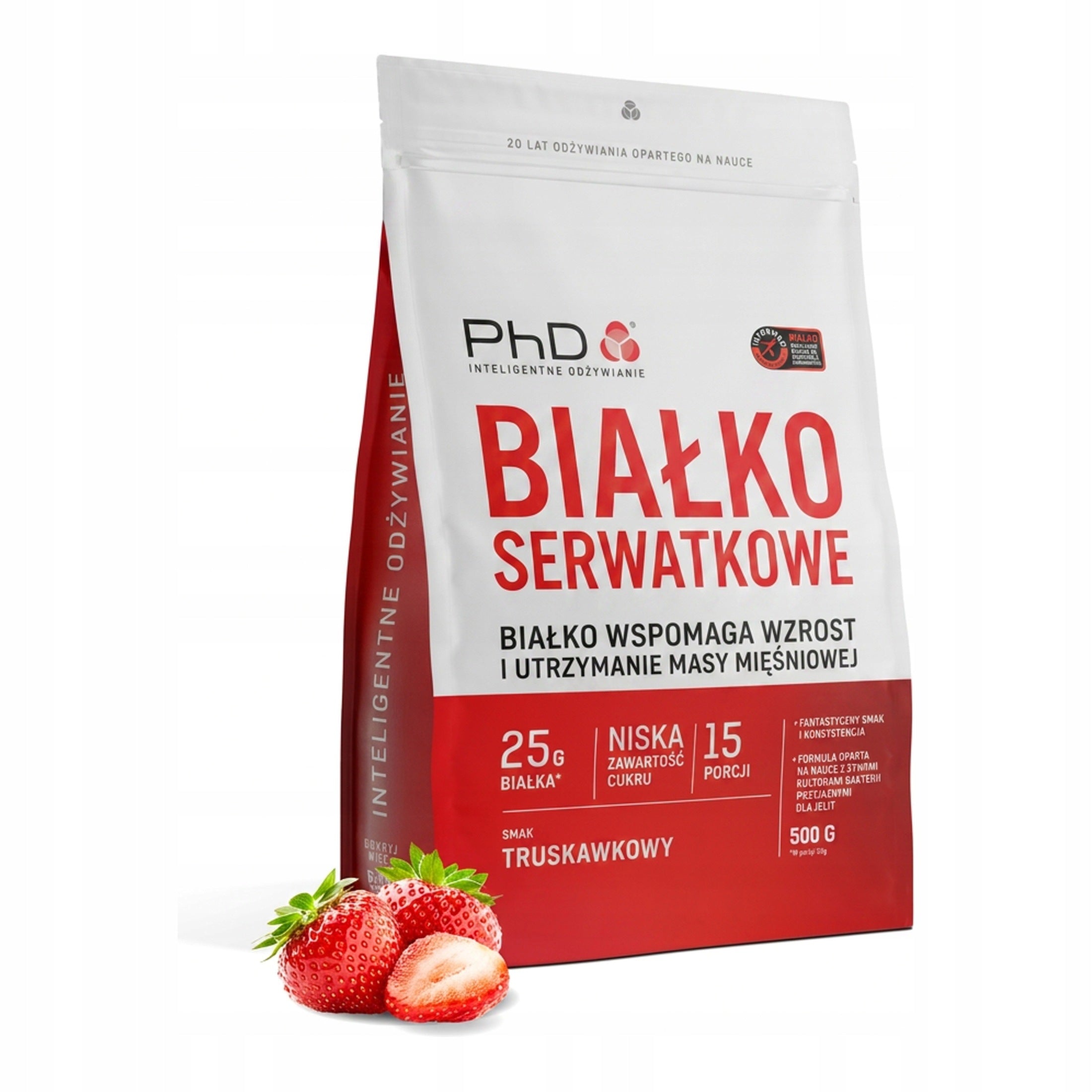 PhD Whey Protein Strawberry 500g