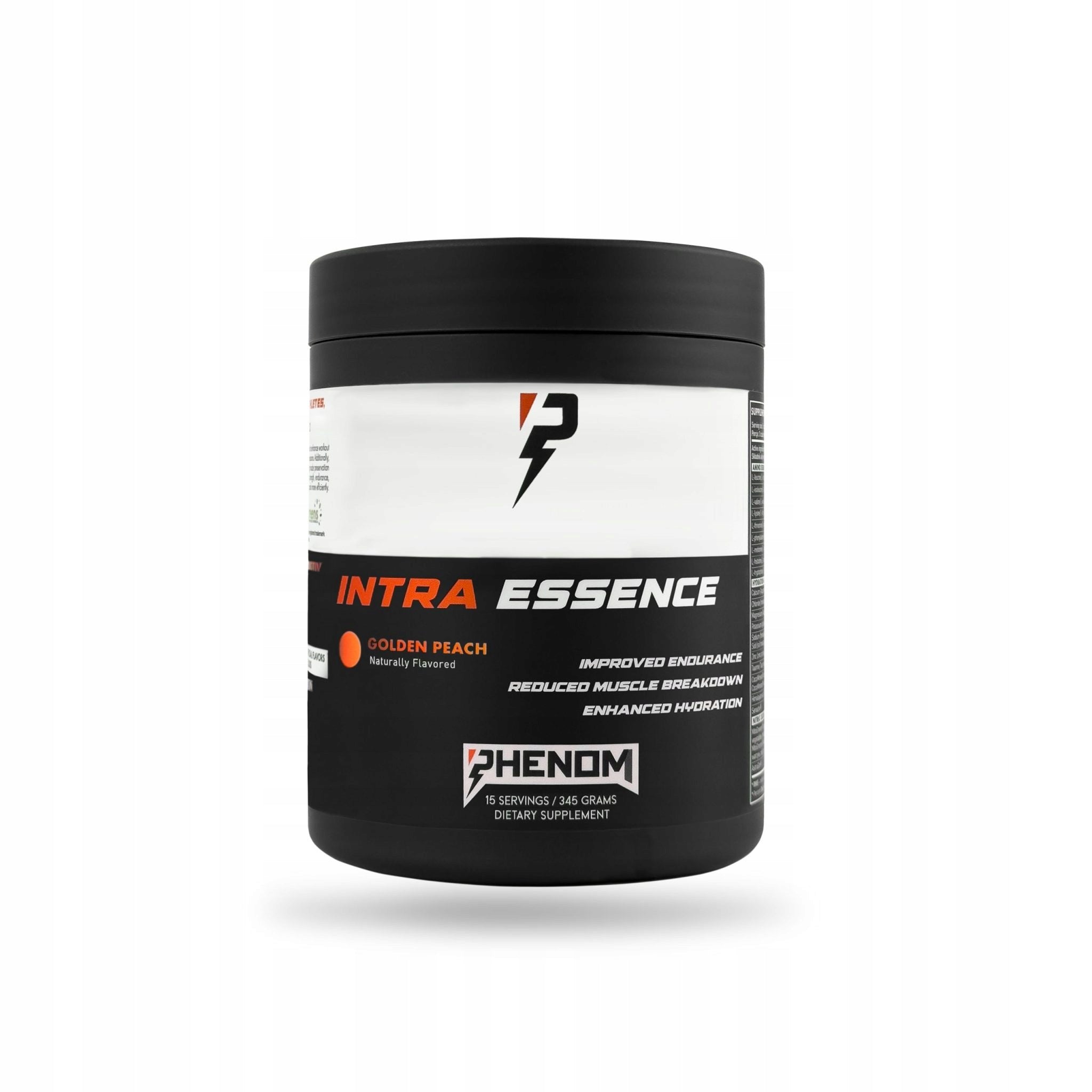 Phenom Intra Essence 345g IntraWorkout Electrolytes Hydration Peach