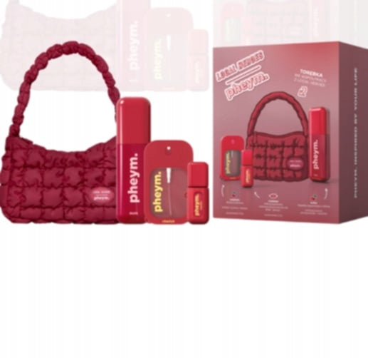 Pheym set for women mist+ eau de toilette+ lip gloss+ handbag