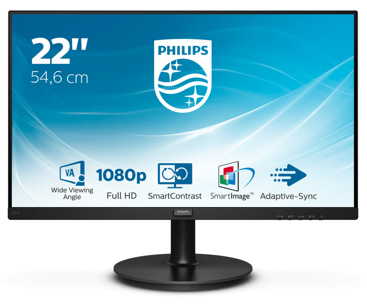 Philips 221V8/00 LED monitor 21.5" 1920 x 1080 px VA Packaging status original