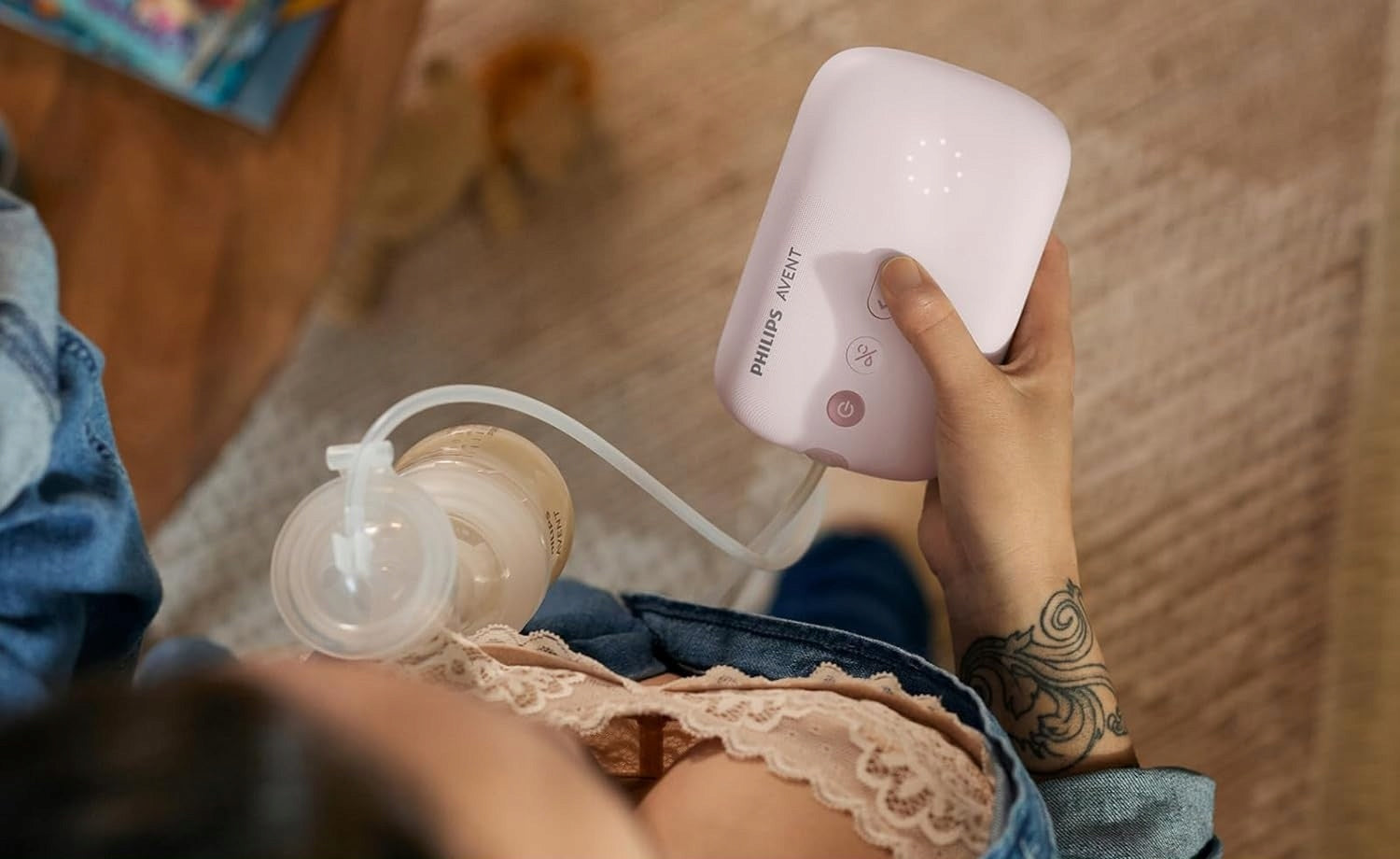 Philips Avent Breast Pump Natural Motion Set SCD340/31 Bottles Pacifier Packaging status original