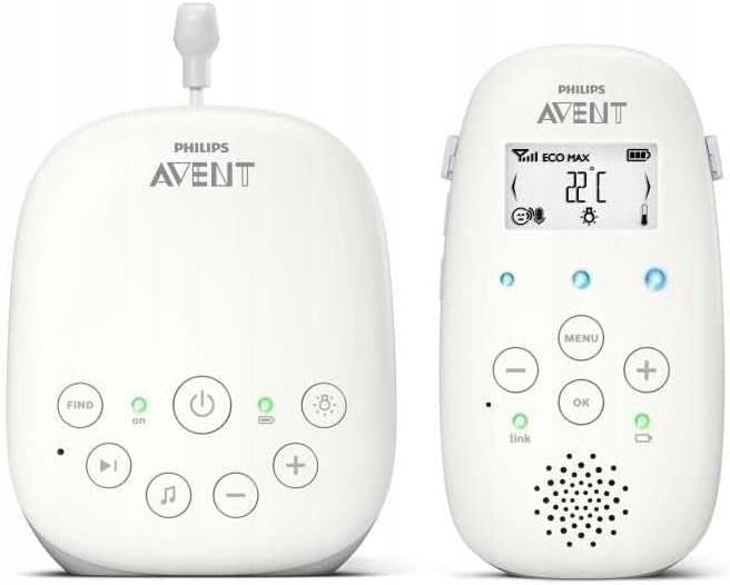 Philips Avent SCD713/26 Baby Monitor, White