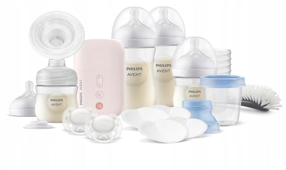 Philips Avent Set Electric Breast Pump Bottles 0-6msc SCD340/31 Packaging status original