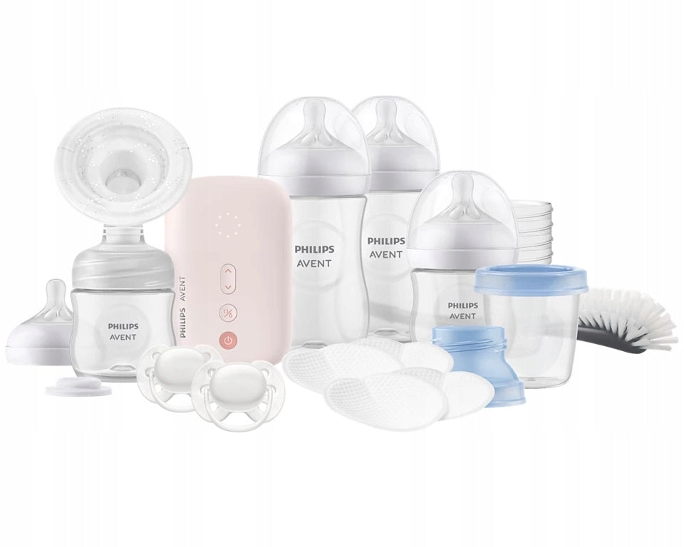 Philips Avent Set Electric Breast Pump Bottles 0-6msc SCD340/31