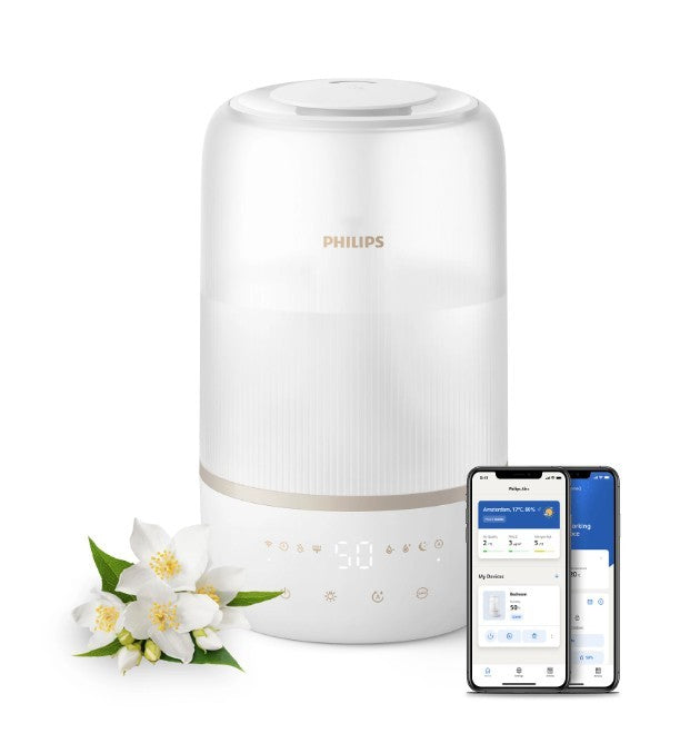 Philips HU1510/04 humidifier, 1000 series, 3.0 l, white Water tank capacity 3 l