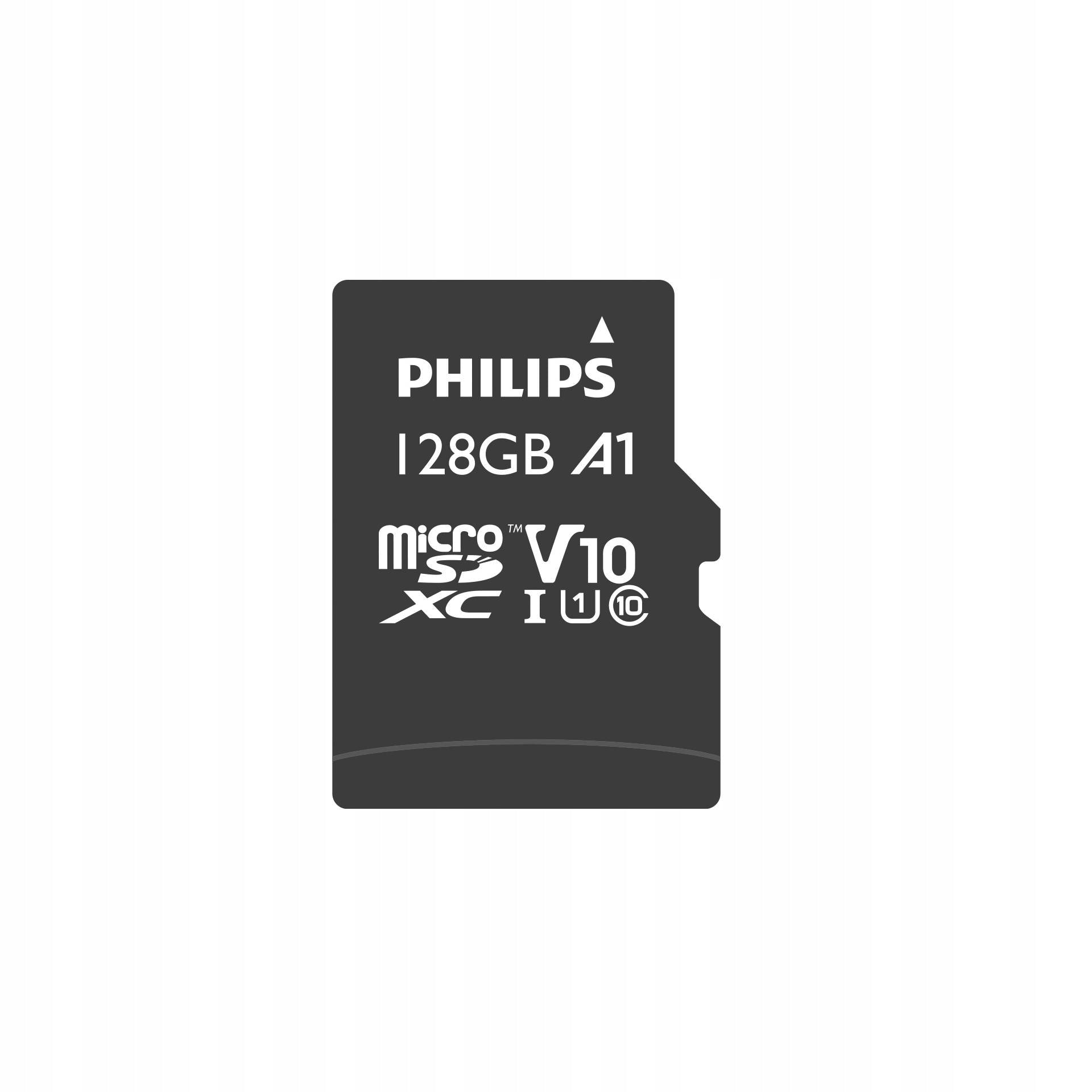 Philips MicroSDXC Card 128GB Class 10 UHS-I U1 incl. adapter Manufacturer Philips