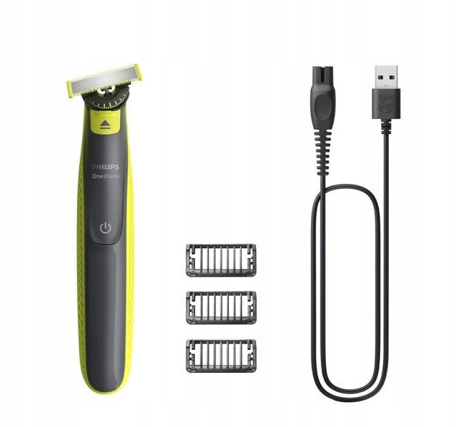 Philips OneBlade Shaver with 360 Blade and 3 Beard Caps QP2724/23 Manufacturer code Maszynka Philips ONEBLADE do zarostu PHILIPS