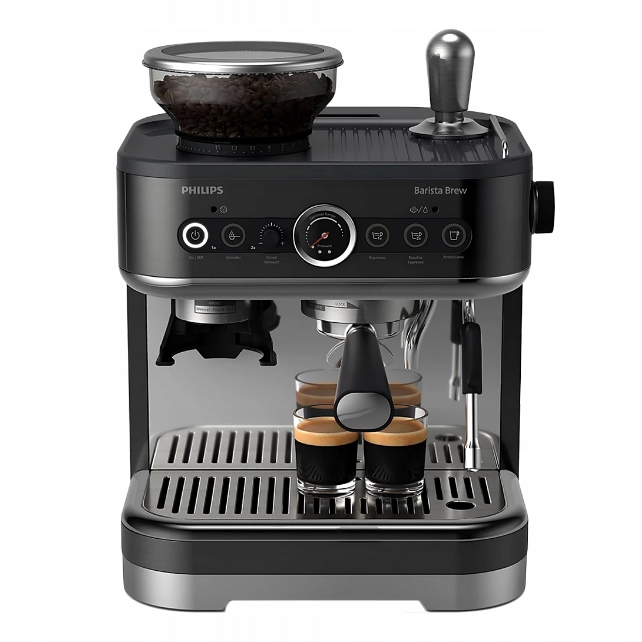 Philips PSA3218/10 flask coffee maker with pressure grinder 1350 W black