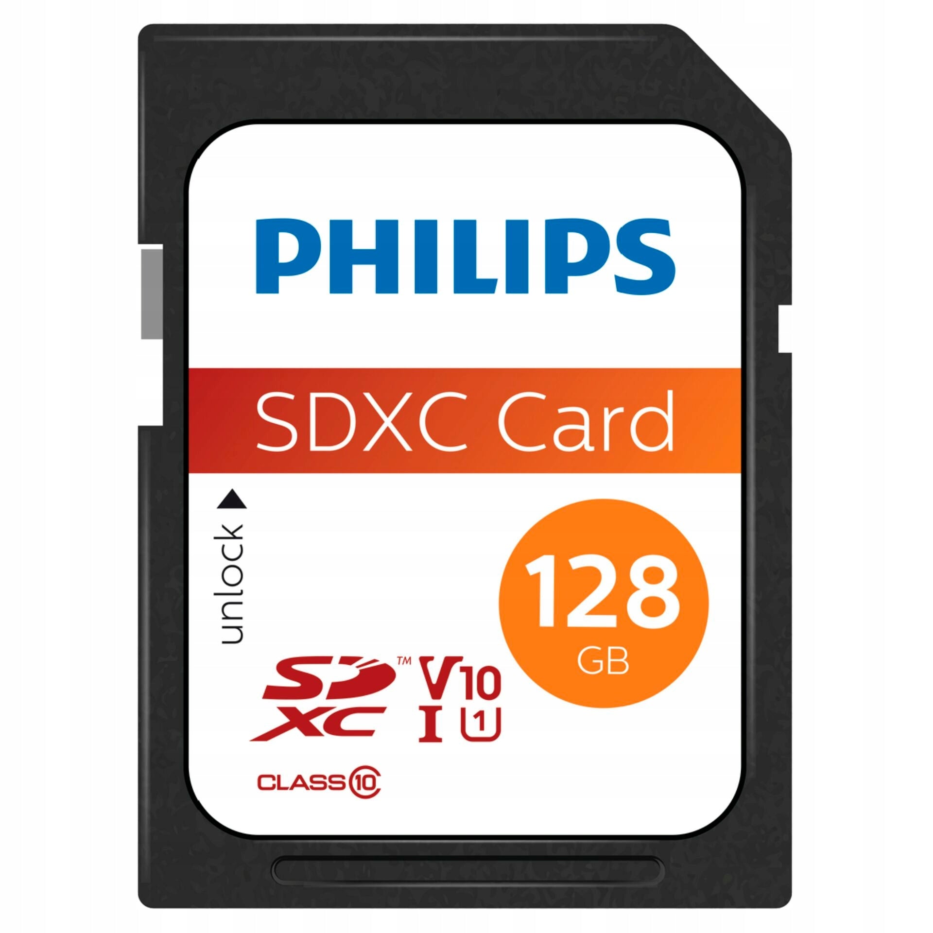 Philips SDXC Card 128GB 80MB/s Class 10 UHS-I U1 Packaging status original