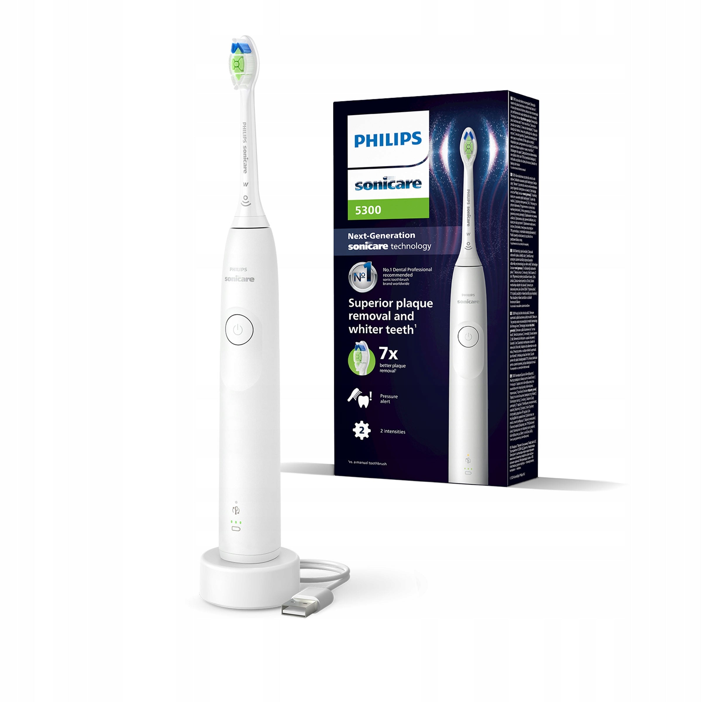 Philips Sonicare 5300 sonic toothbrush white HX7108/01