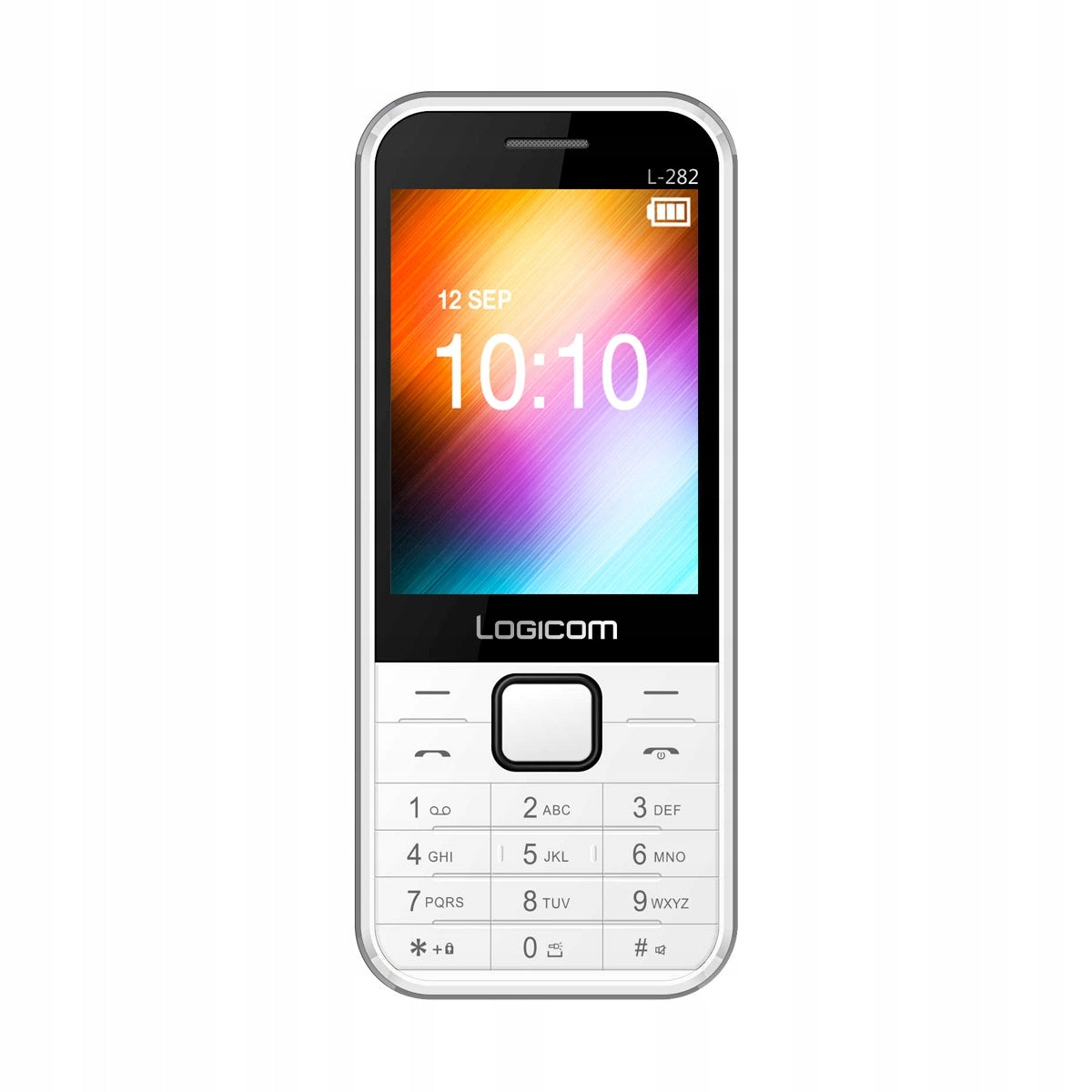 Phone Dual SIM FM Radio Logicom L-282 Color white