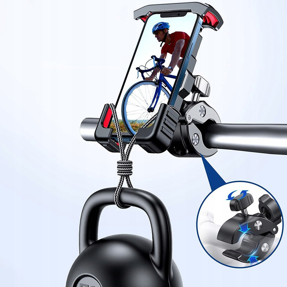 Phone Holder Motorcycle Bicycle Holder Anti-Vibration Anti-Shock Model Uchwyt rowerowy