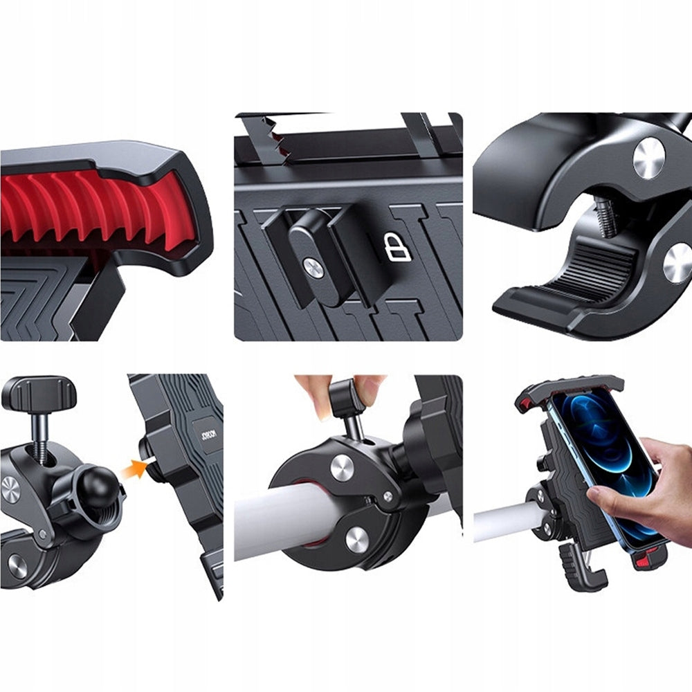 Phone Holder Motorcycle Bicycle Holder Anti-Vibration Anti-Shock Product weight with unit packaging 0.2 kg