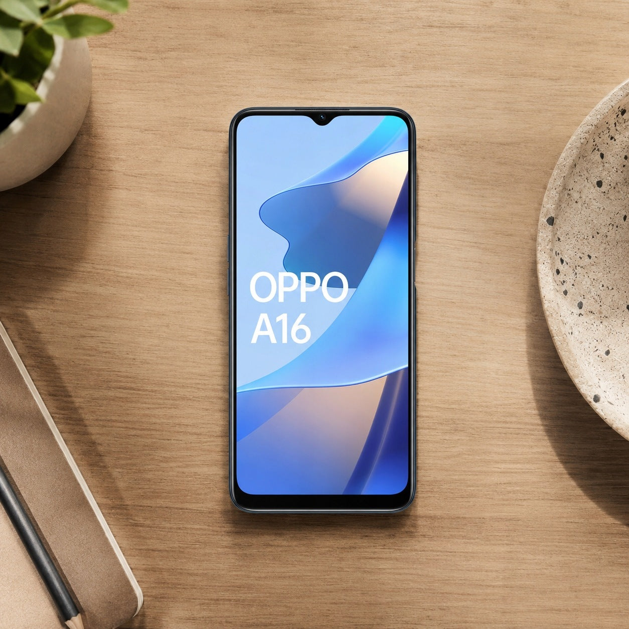 Phone Smartphone Oppo A16 3/32GB LTE Black USB Cable SIM Key Charger Brand Oppo