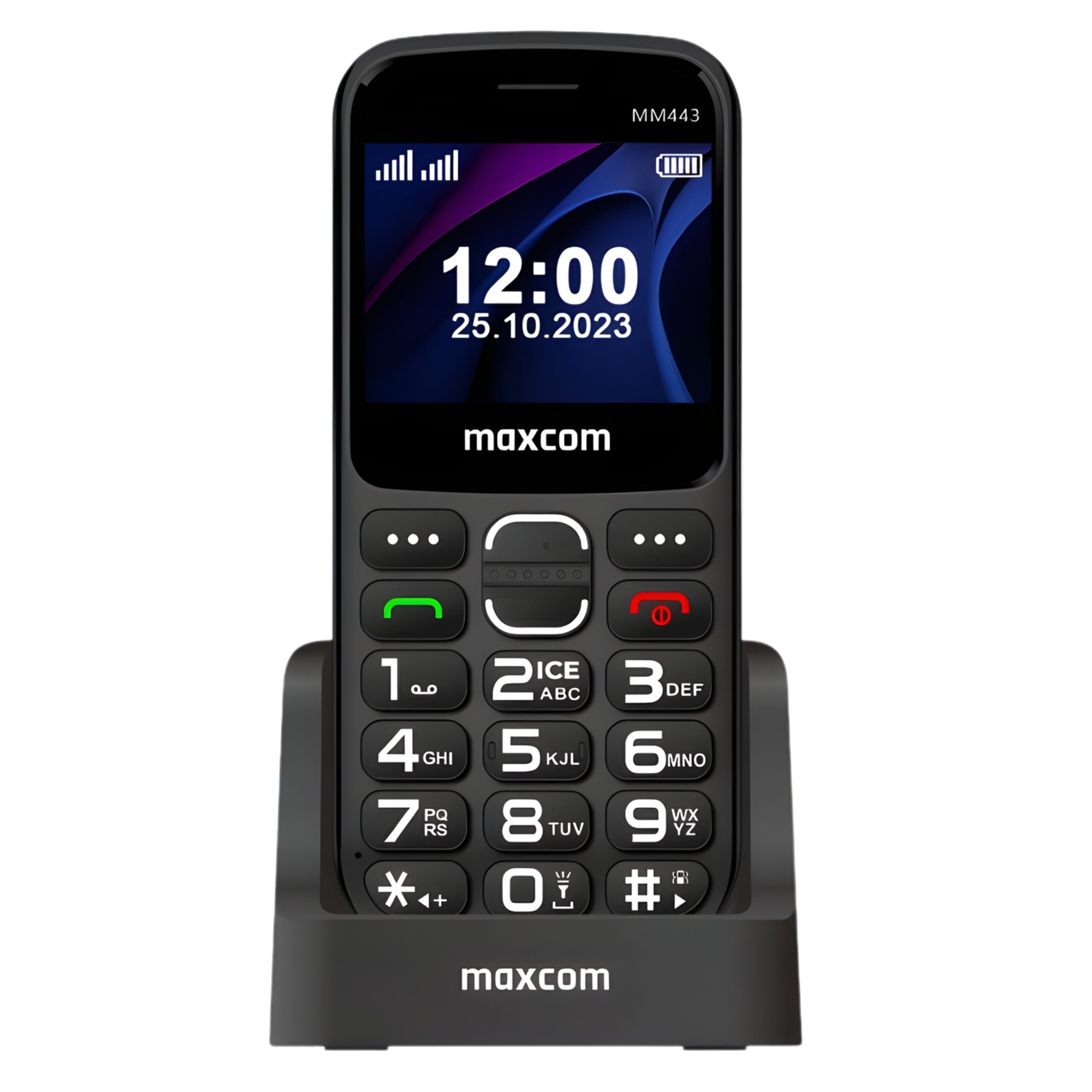 Phone for senior Maxcom MM443 large keys and font ,4G ,SOS,1700mAh