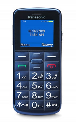 Phone for senior Panasonic KX-TU110 blue