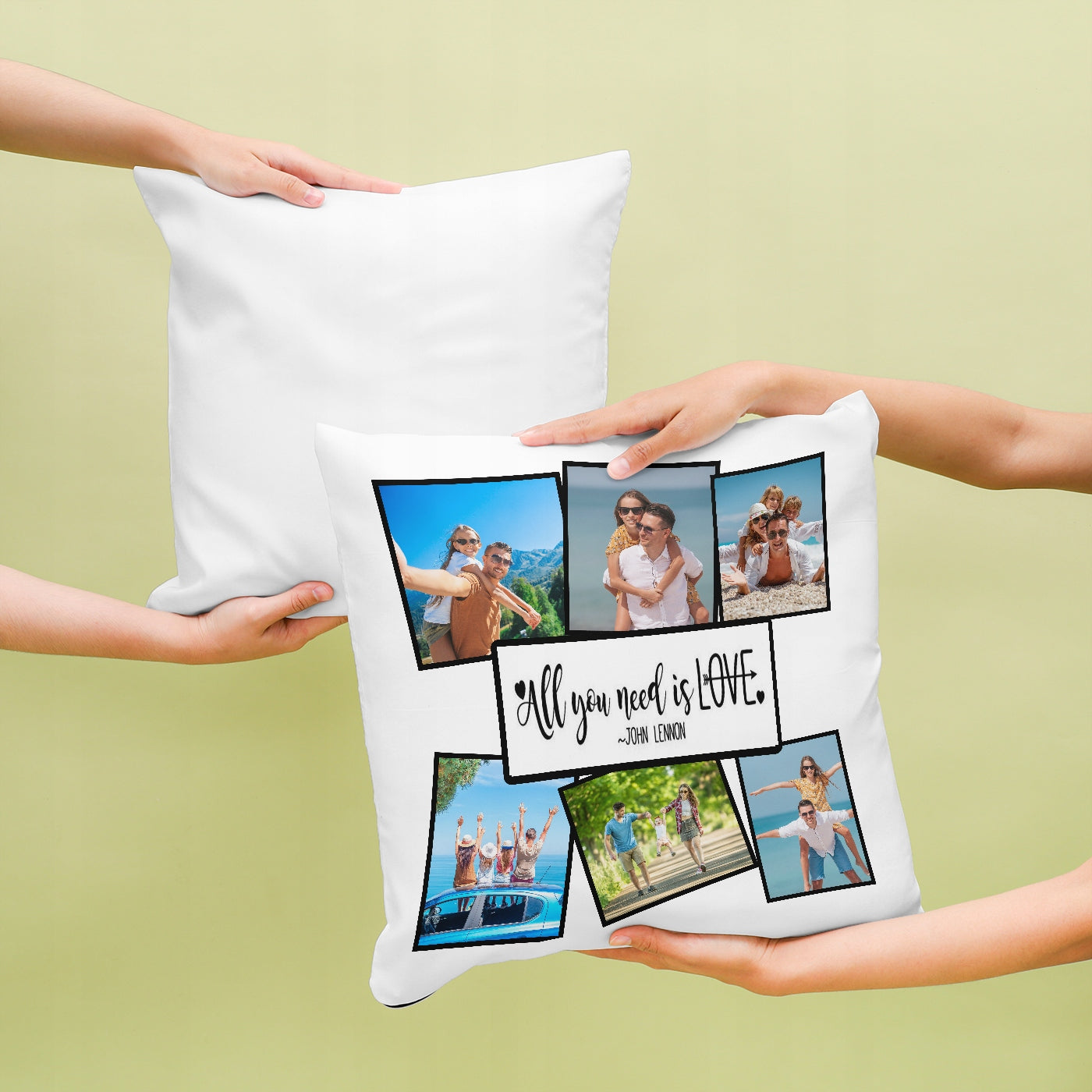 Photo Pillow with your own photo artwork For Gift Large 50x50 Creator Manufacturer code Prezent foto poduszka z wałsnym zdjęciem
