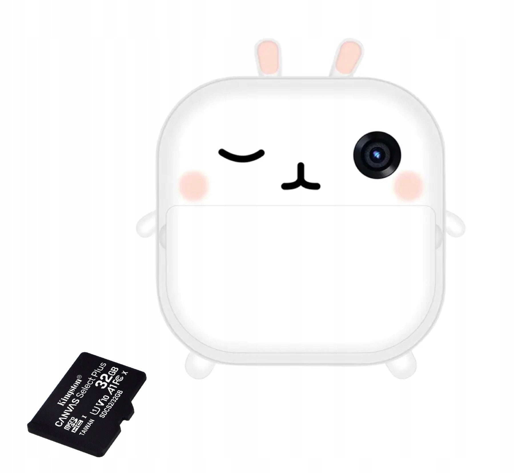 Photo camera for children with thermal printer, 32GB