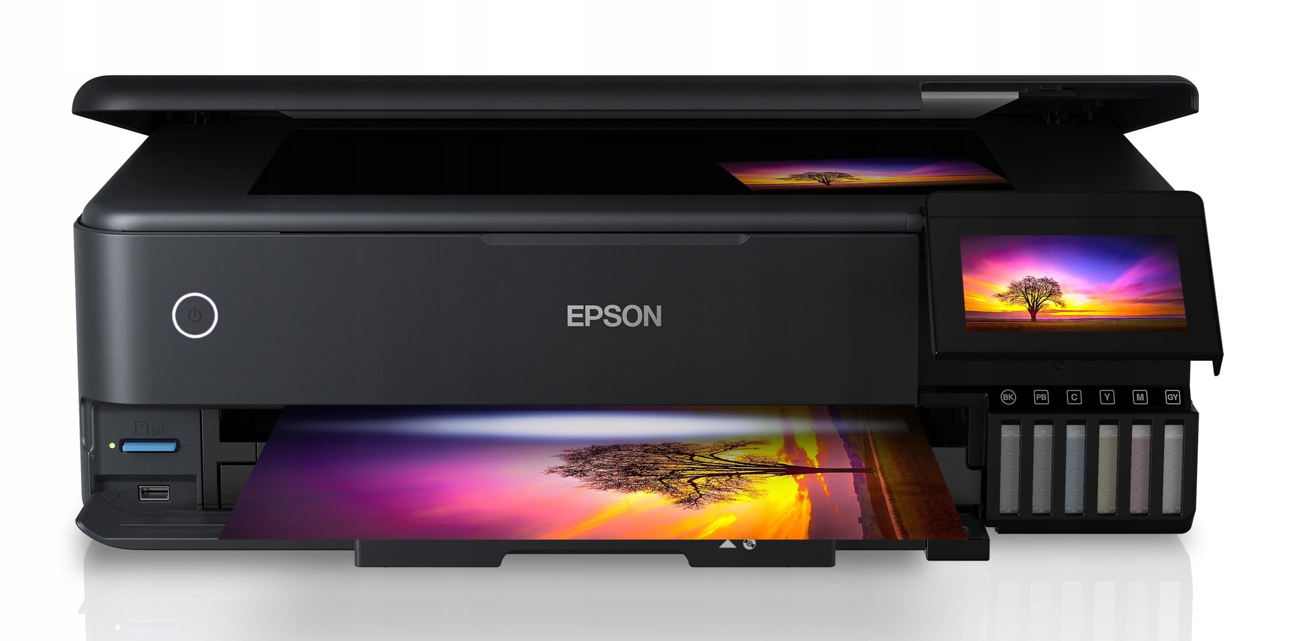 Photo printer A3 Epson EcoTank L8180 WiFi for photos INKS 6x COLOR Packaging status original