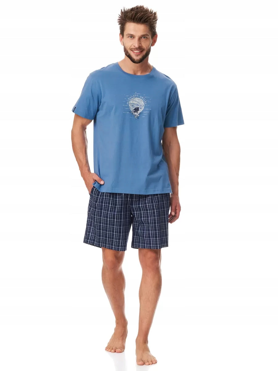 Pyjama für Herren, blau