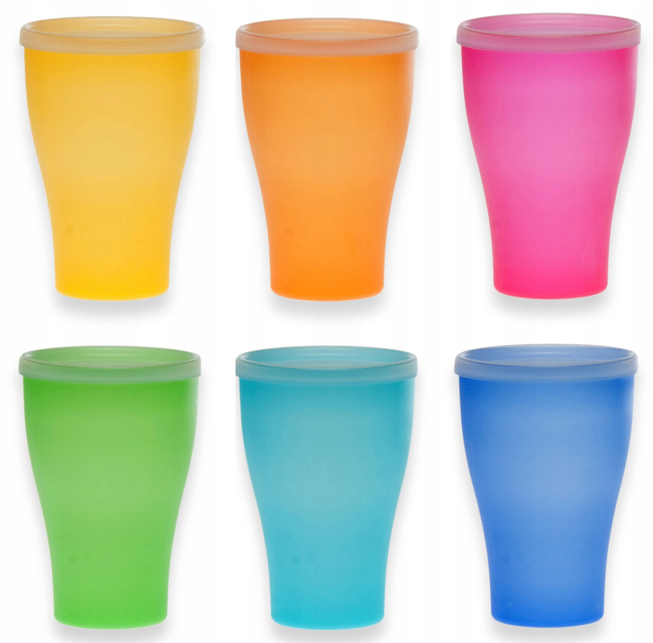 Picnic mugs 0,5 L plastic cover 6 pcs