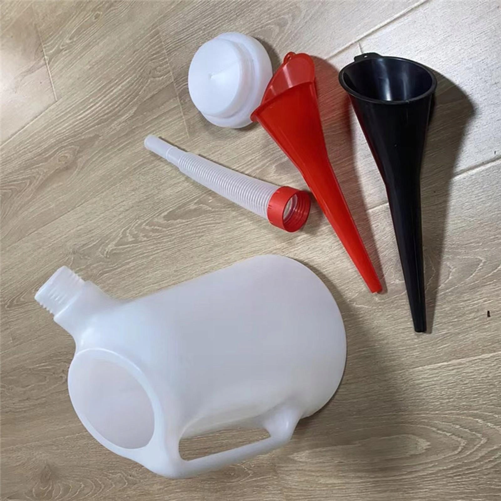 Pieces Oil Measuring Oil Container Dispenser Pot with 1 Jug 2 Funnel Brand no brand