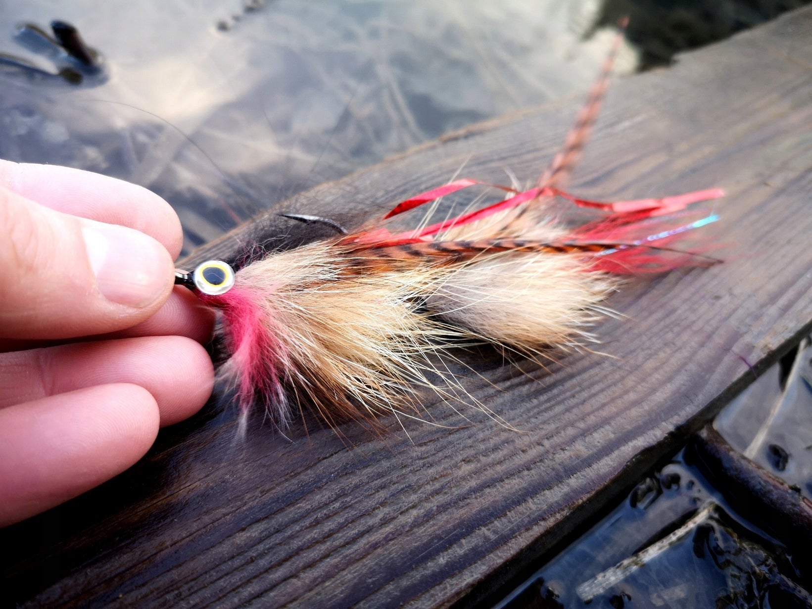 Pike and zander fly 15 cm - 5 GR. SLY Fox TWO HOOKS KILLER #01 Fishing method spinning