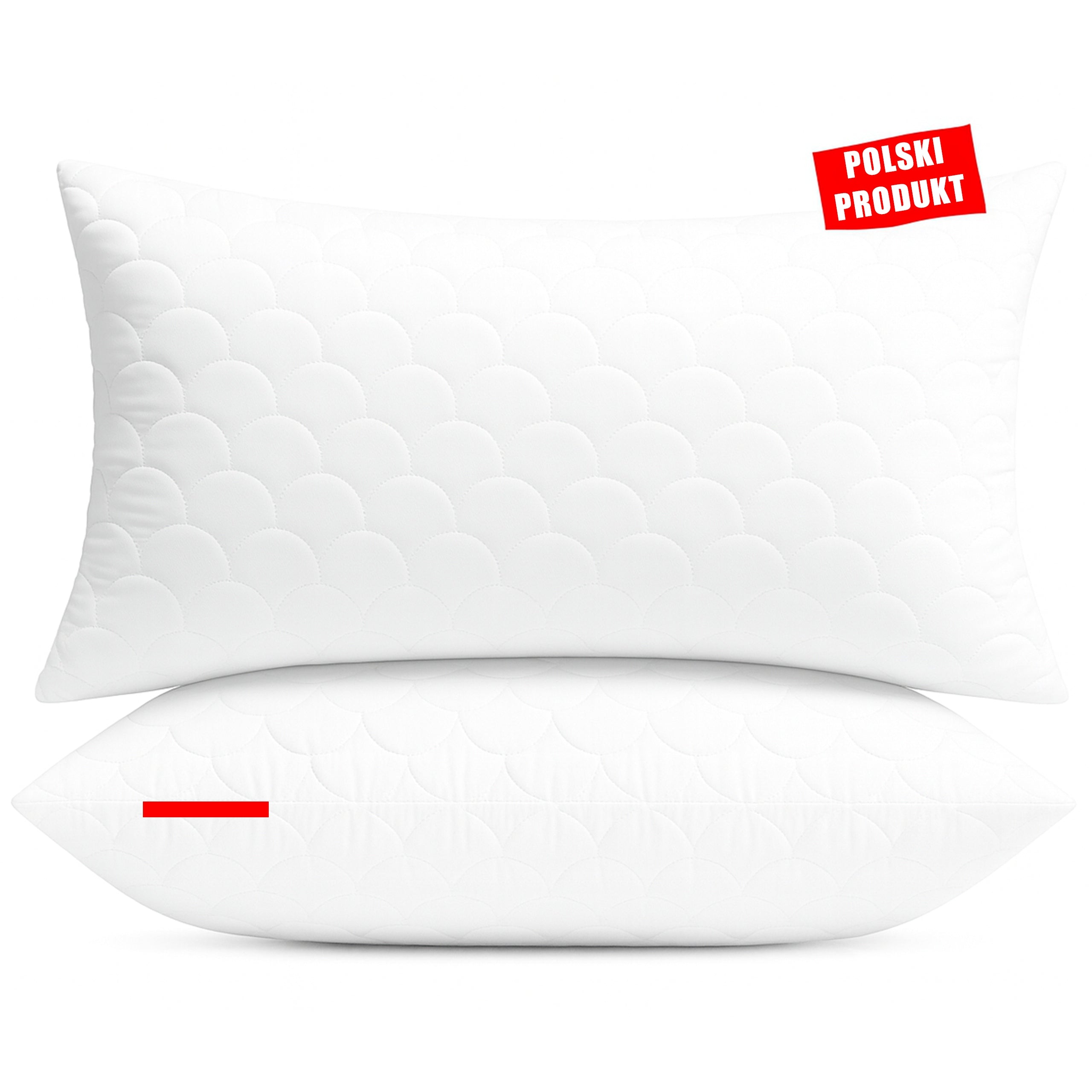 Pillow 50x60 cm THICK ANTI-ALLERGIC + CASTLE AND SPECIES QUALITY PL hotel